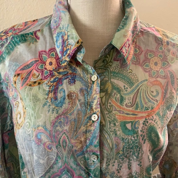 Charlie B Tops - RESERVED EUC Charlie B Colorful Top - Sz S